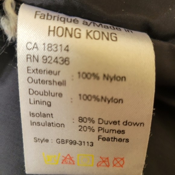 Down mid-length coat - Picture 7 of 8